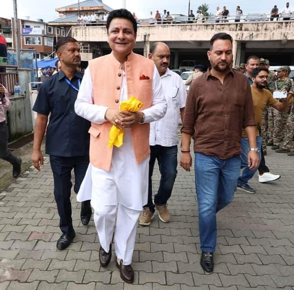 MLA Sudhir Sharma appeared before the Vigilance in the disproportionate assets case.