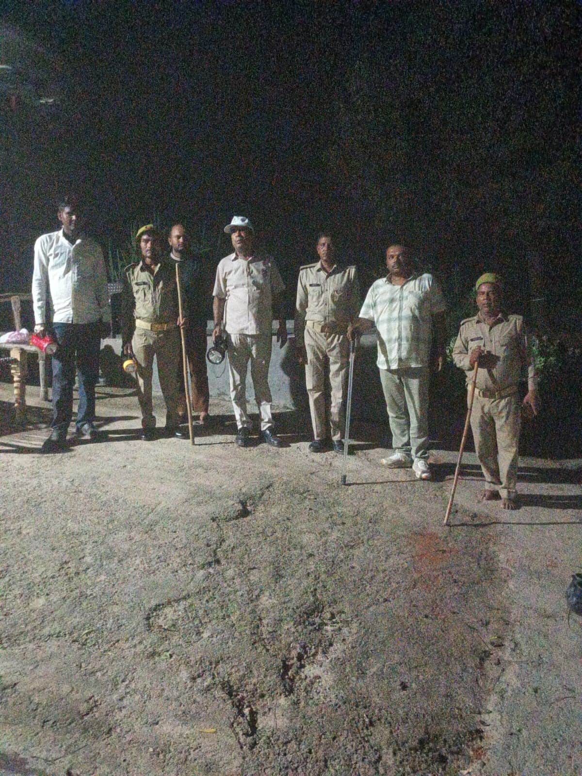 Panic among residents of several villages after a leopard was sighted near the banks of the Ganges.