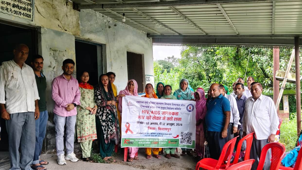 Health camp held in Ladhyani; villagers pledge to create a drug-free society.