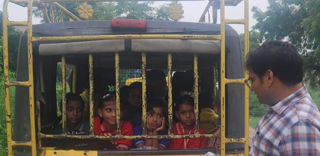 Over 30 children were in the school van; ARTO seized it.