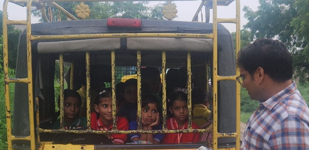 Over 30 children were in the school van; ARTO seized it.