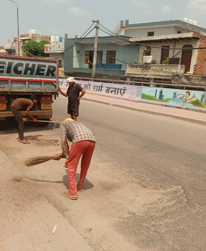 Pothole repairs begin; relief for motorists.
