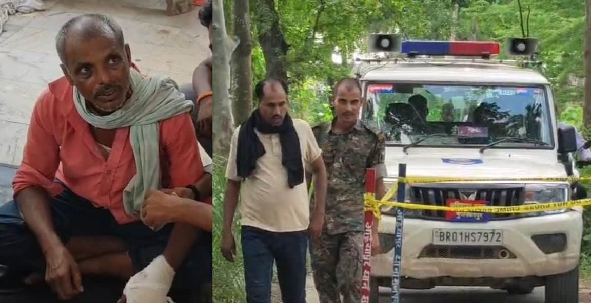 Muzaffarpur Bihar news : man returning from fair cornered and shot kinsman has been accused connection with