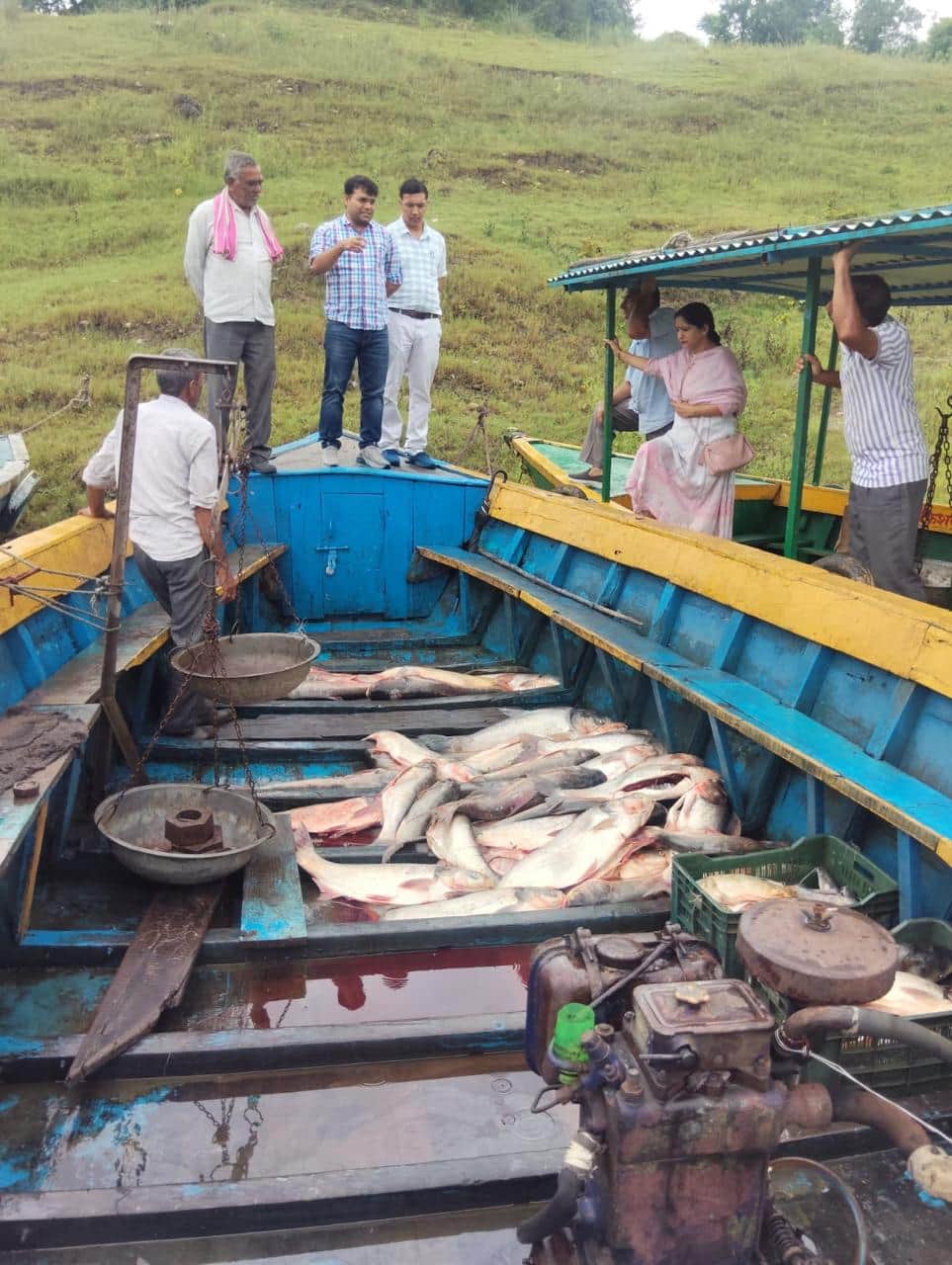 Fishing operations have resumed at Zakatkhana following the end of the closed season.