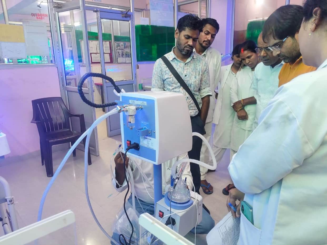 The seriously ill newborn will now be treated at the district hospital