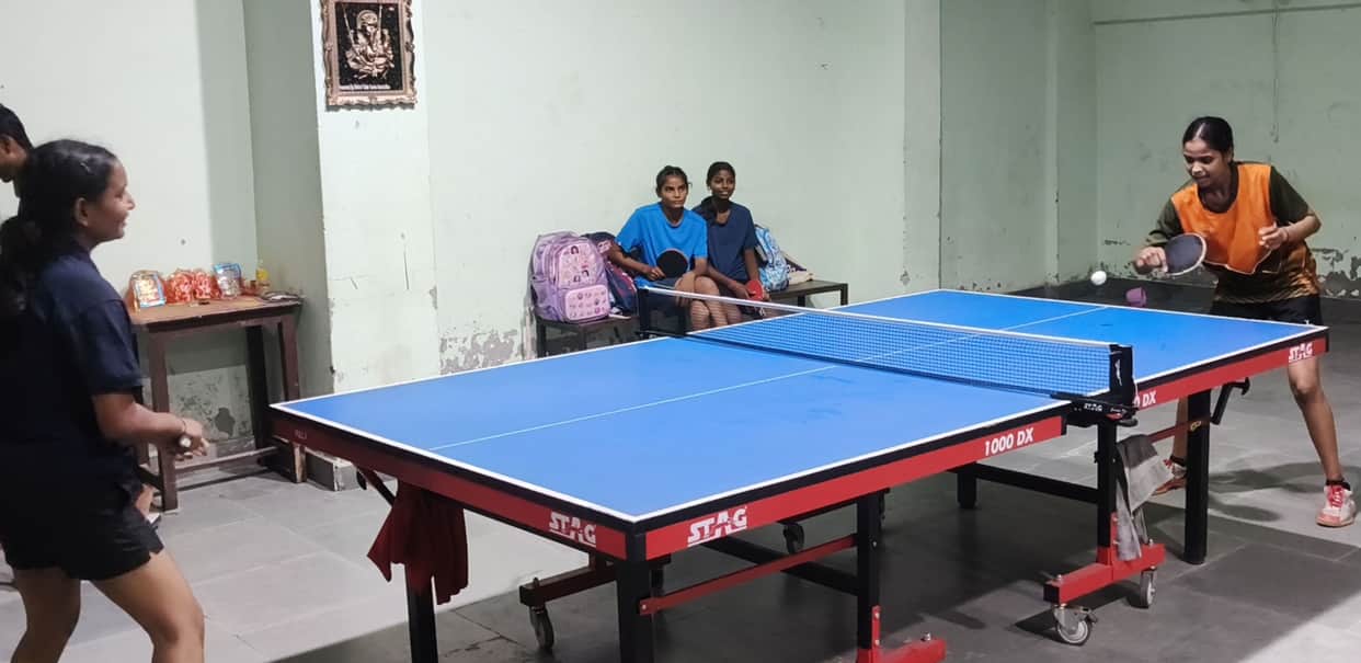 Ayodhya won three titles in the girls' badminton category