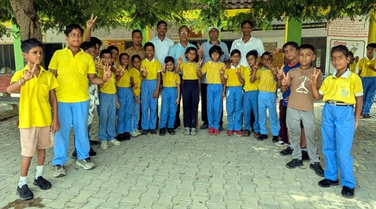 Chaushala players dominated the block-level sports competition.