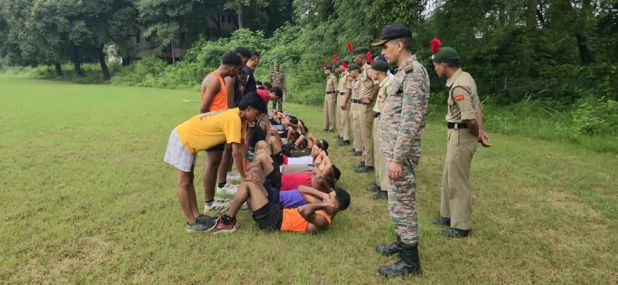 27 students selected in the NCC recruitment process.