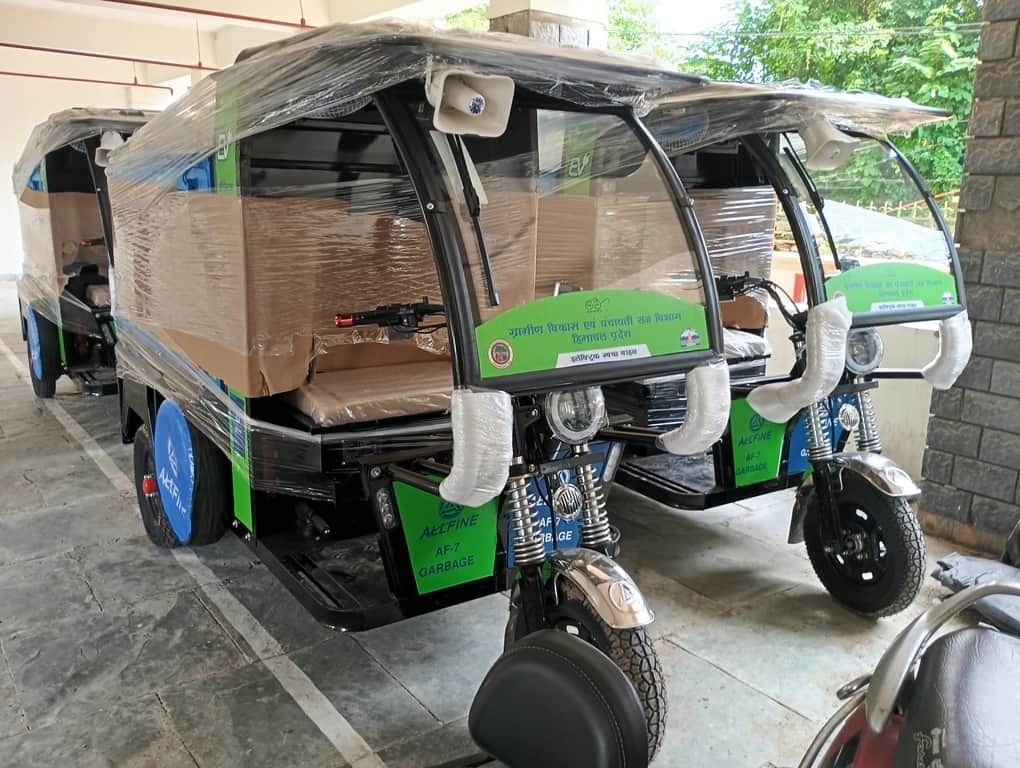 New cleanliness initiative: 14 e-rickshaws to collect waste from 63 panchayats in Nadaun.
