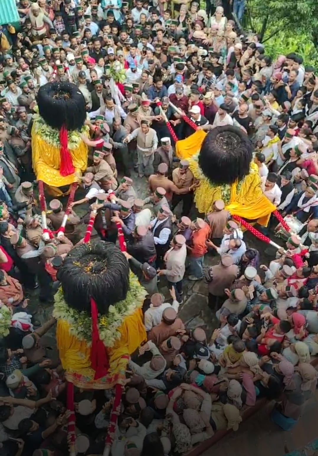 Traditional fair concludes with the farewell to the deity
