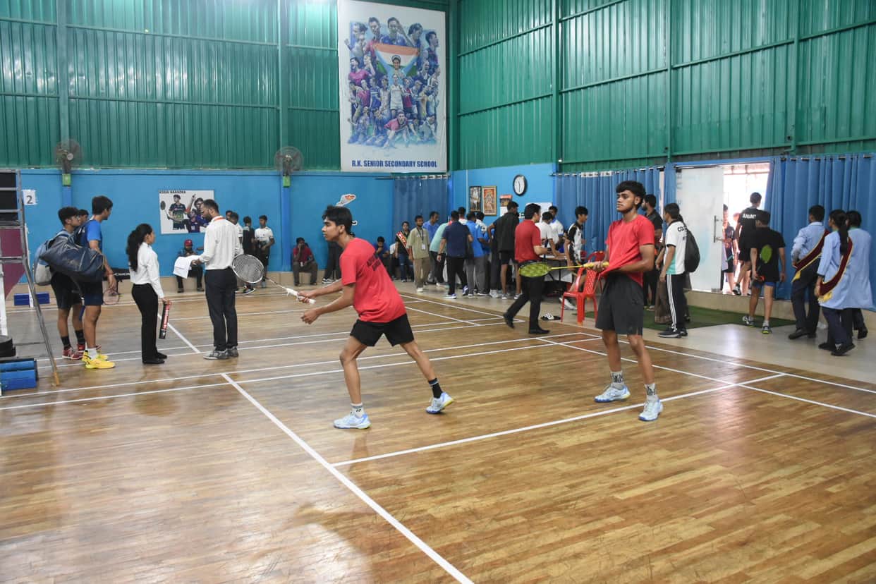 Badminton... More than 80 matches played on the first day.