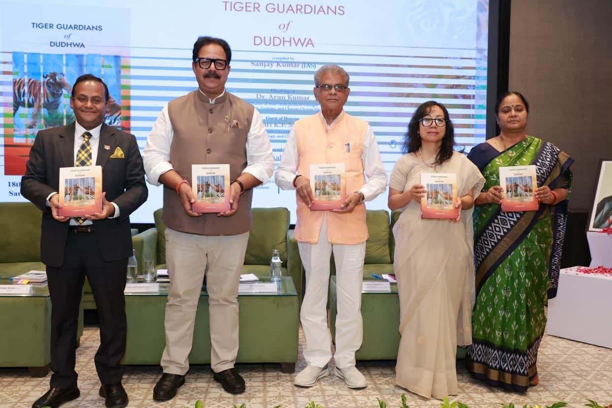 Launch of the book 'Tiger Guardians of Dudhwa'