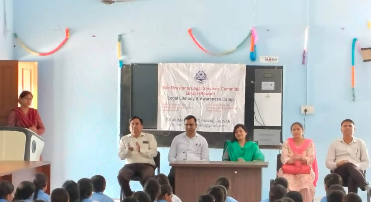 Students made aware of the POCSO Act.