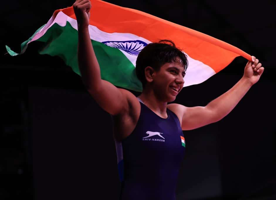 Sarika, daughter of village Hamirgarh, has made a distinct identity in wrestling.