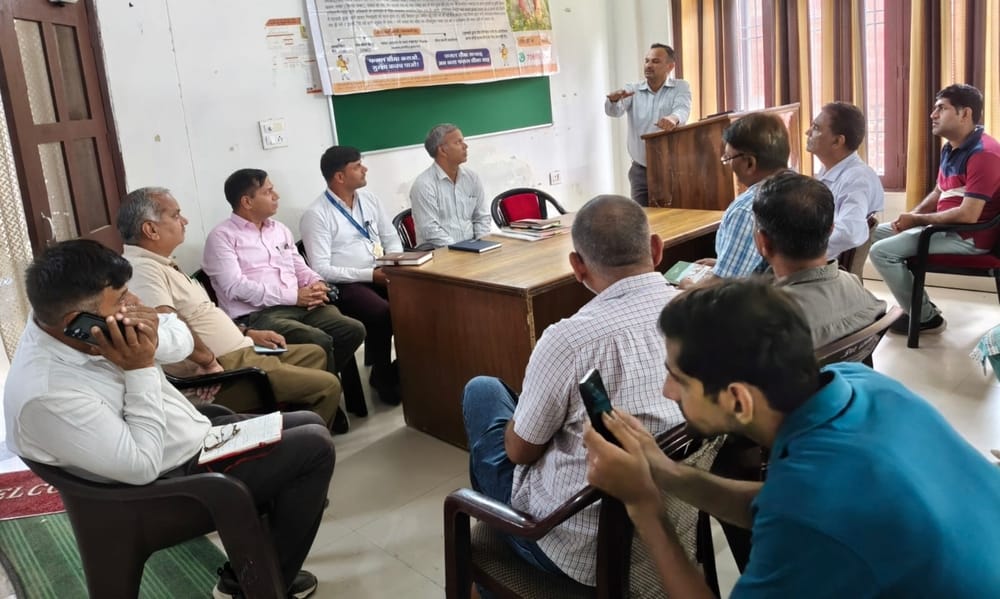 Training provided to staff for crop cutting experiments.
