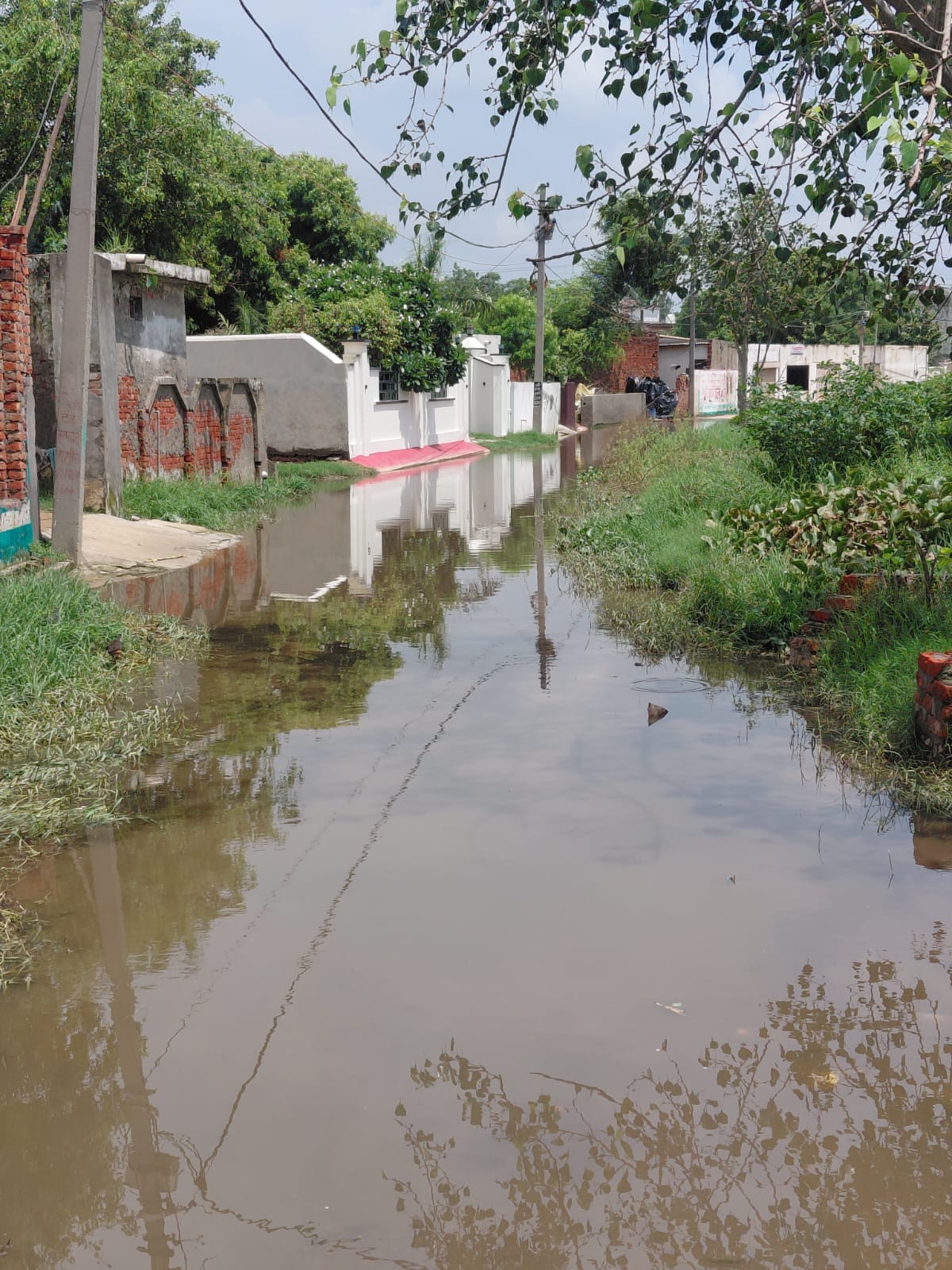 Water from encroached ponds is entering homes; risk of venomous snakes has increased.