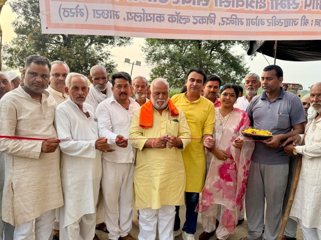 Inauguration of the fair at the Jaharveer Goga Maharaj Temple.