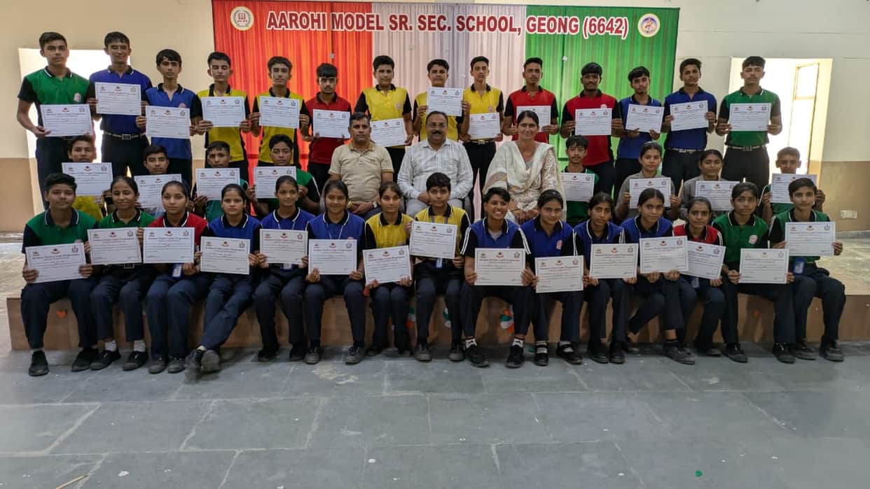 44 cadets of the Police Cadet Program passed the exam.