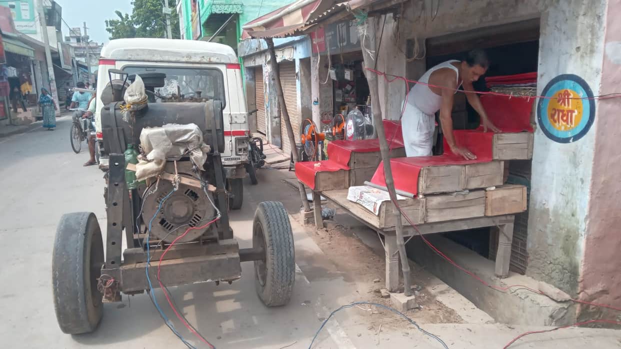 In Pisawa, the generator was operated at a rate of 15 per minute