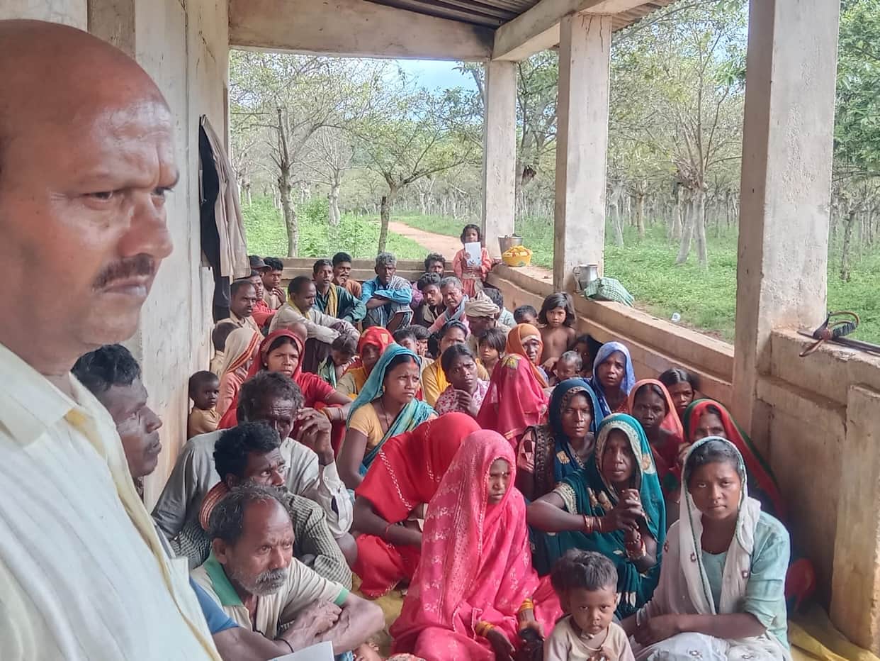 Training provided to farmers on Tussar silk.