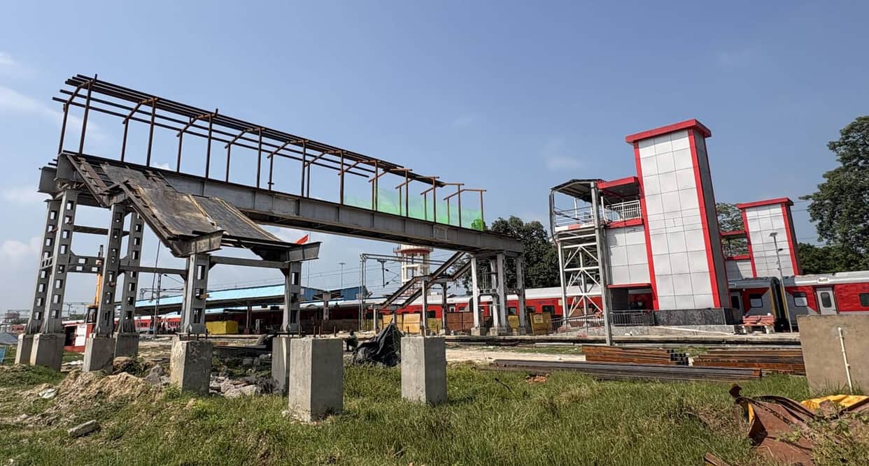 Siddharthnagar News: Longest overbridge being built at the station; passengers to benefit