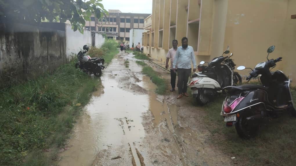 Road to BRC in poor condition; commuting difficult.
