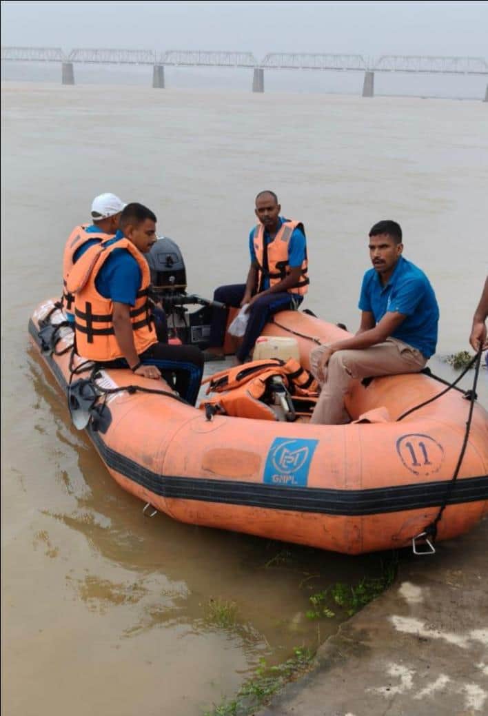 Search conducted along a 20-km stretch of the river; no trace found of villagers swept away in the Bijul River.