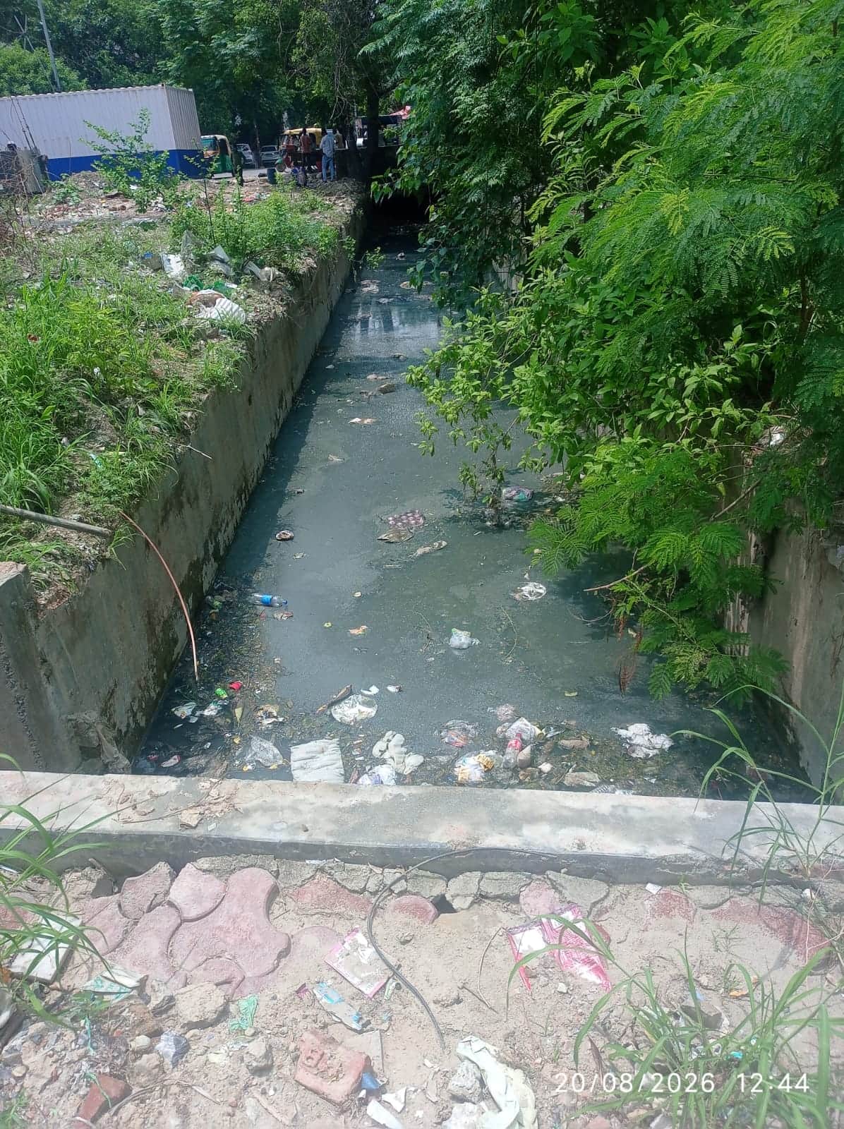 Open drain in Sector-50 poses accident risk.