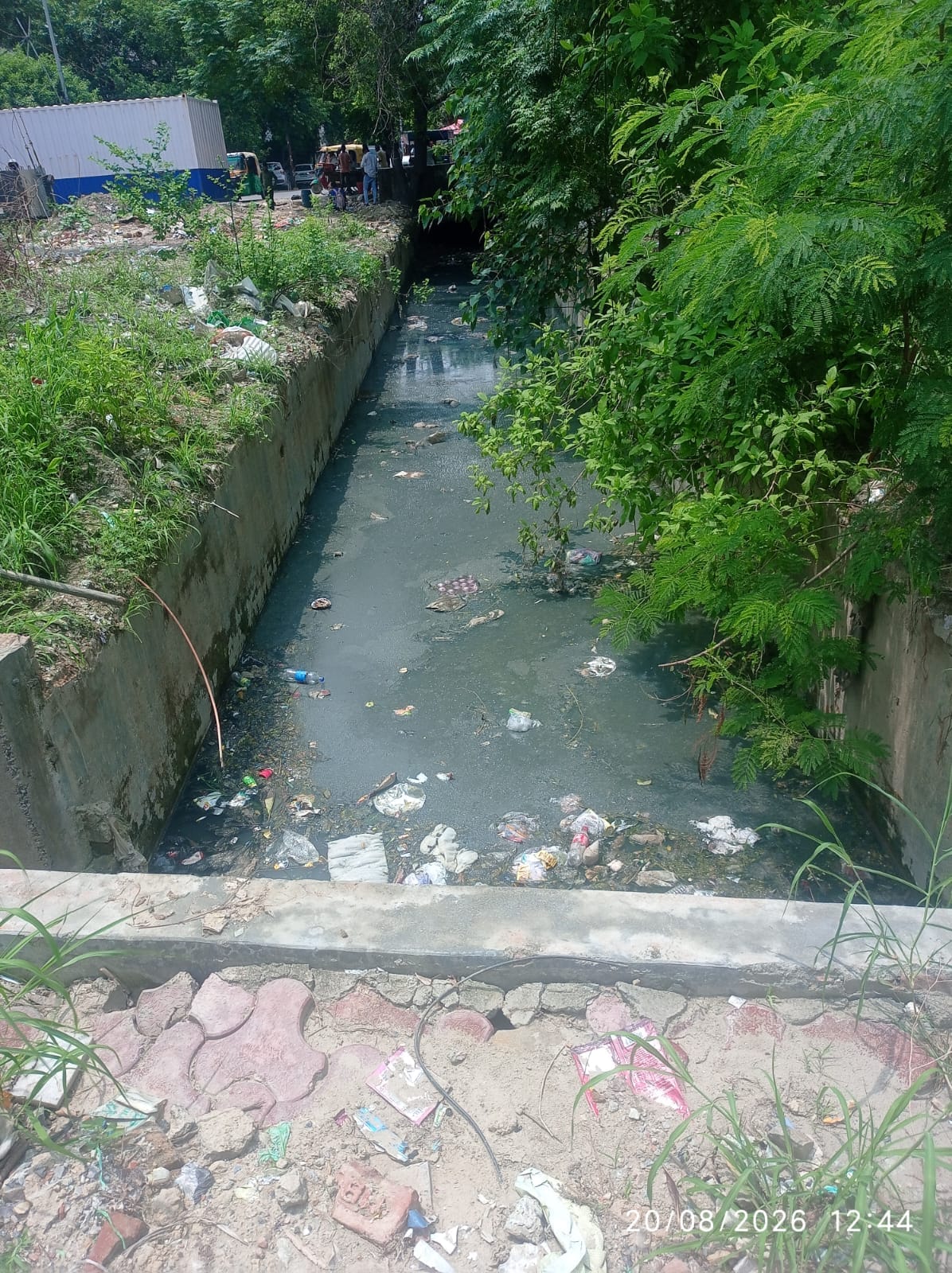 Open drain in Sector-50 poses accident risk.