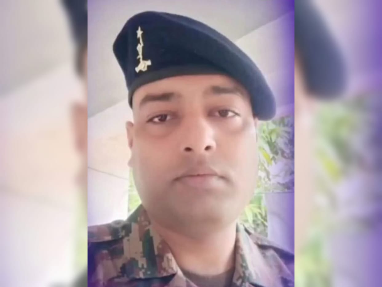 The last rites of the army jawan in a gloomy atmosphere, the body reached the native village: