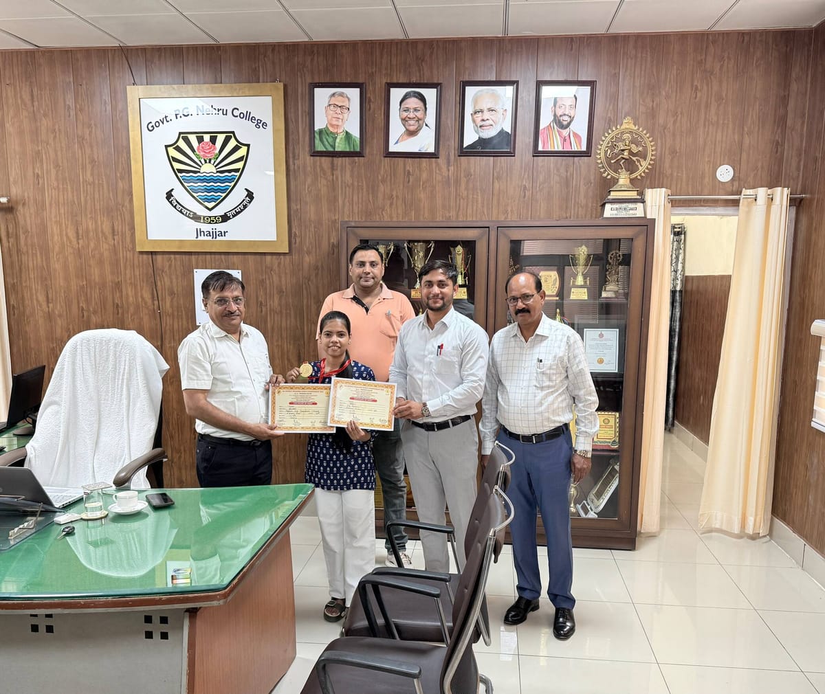 Jhajjar-Bahadurgarh News: योगासन चैंपियनशिप में तन्नू ने मारी बाजी