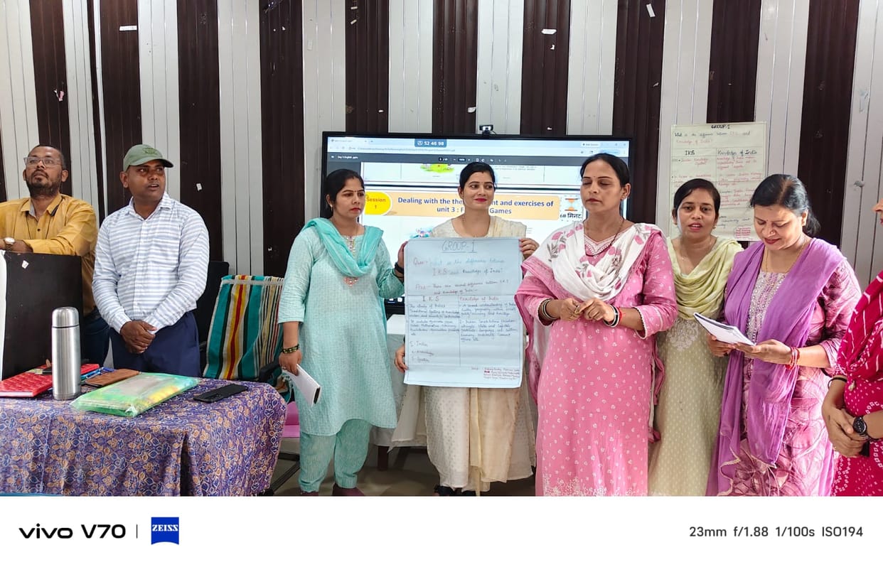 Teacher training program concludes.