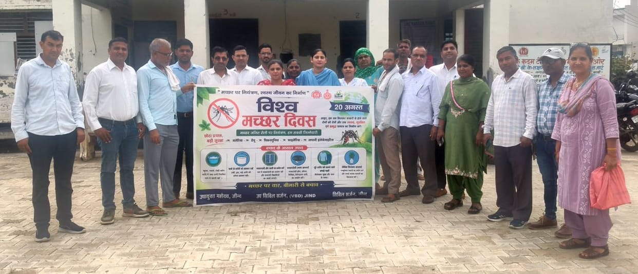 On World Mosquito Day, health workers were given instructions on prevention.