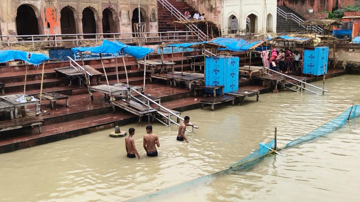 The surging waves of the Ganges have heightened anxiety