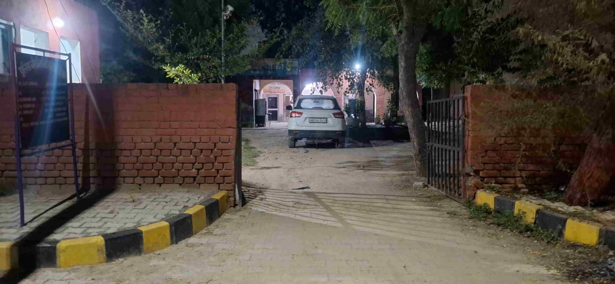 Negligence in security...no police deployed at the main gate, the outpost has been closed for one and a half years