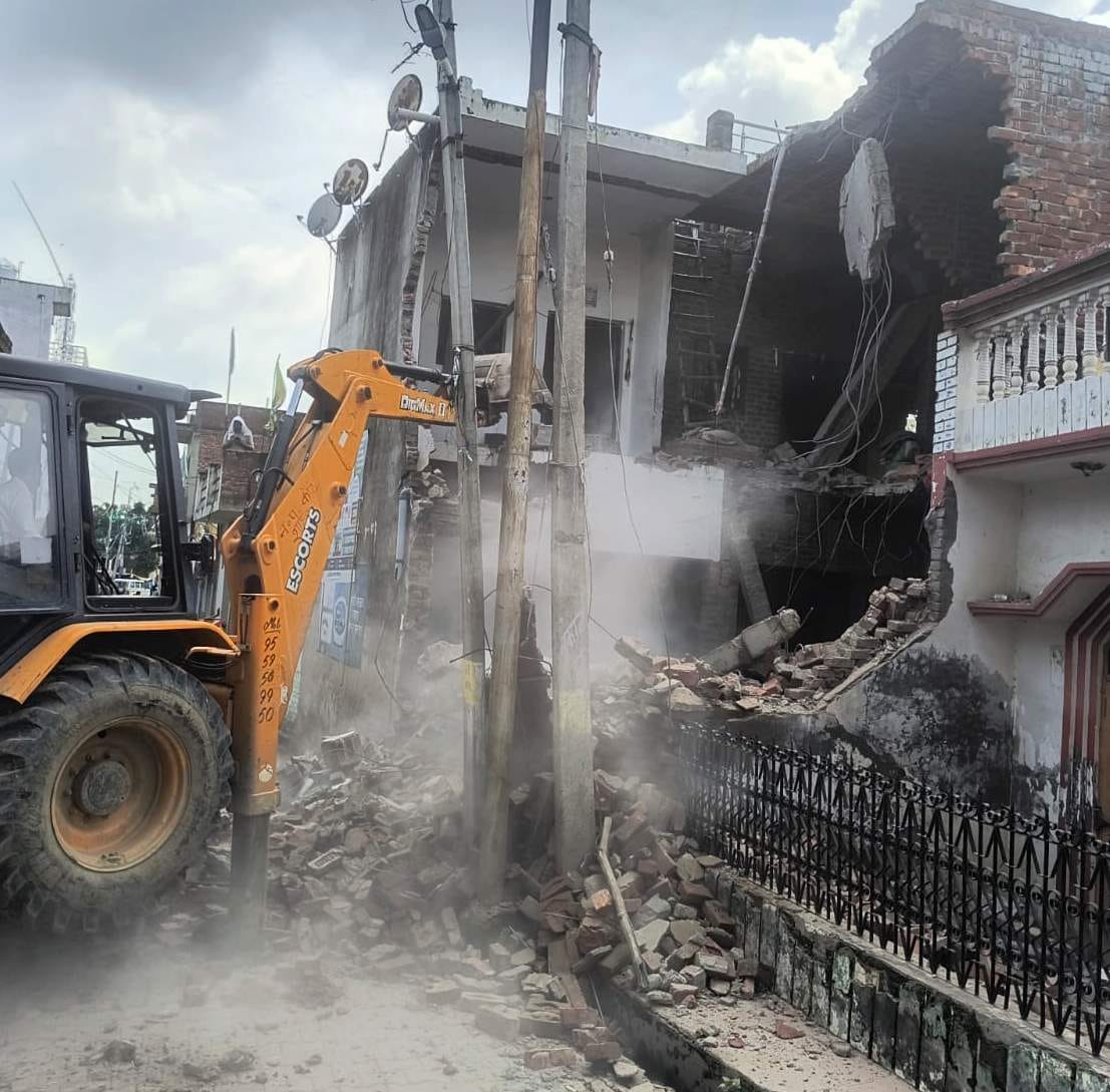 Gautam murder case: Accused Sameer Idrisi's house razed to the ground in six hours