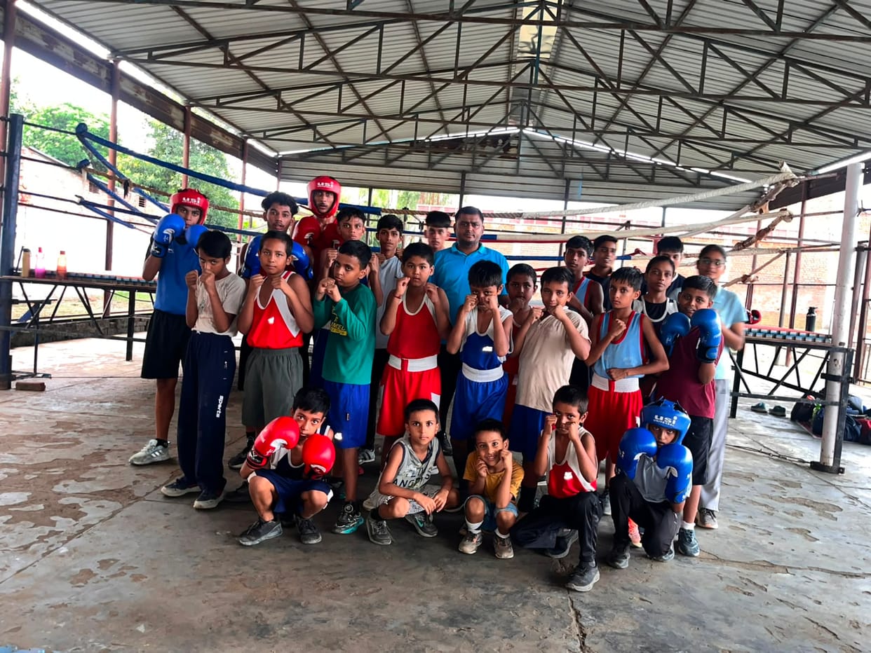 The district's boxing talents are honing their skills at the Khelo India camp.