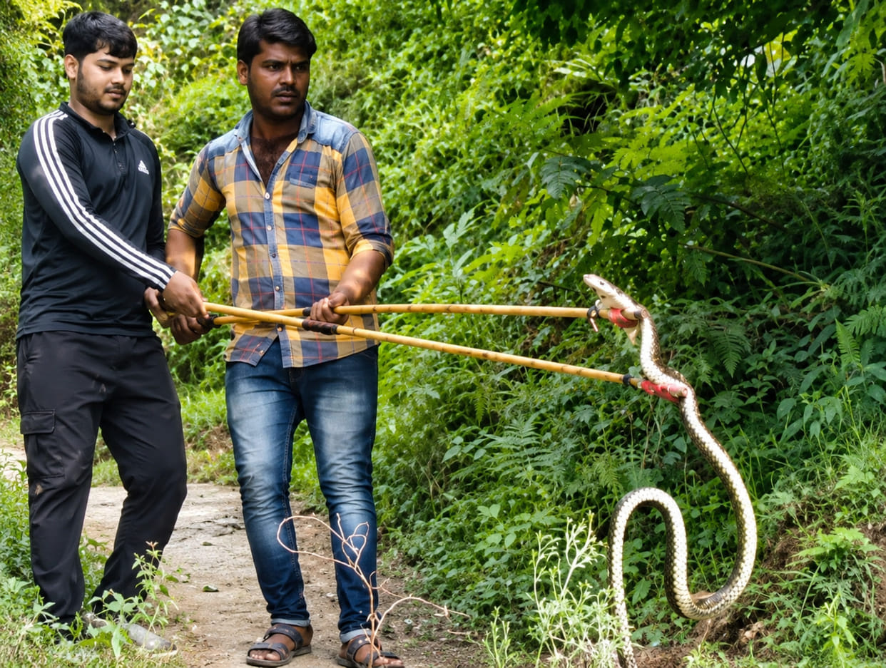 Seven-foot-long snake caught in Chiriadhunga
