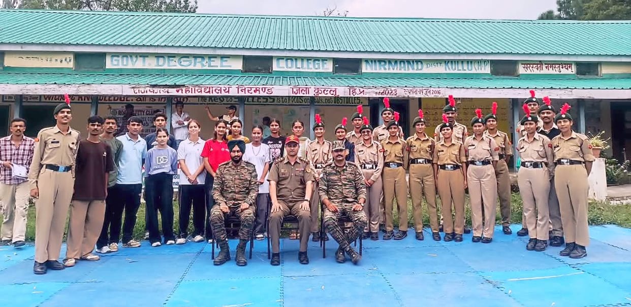 students from Nirmand College selected for NCC