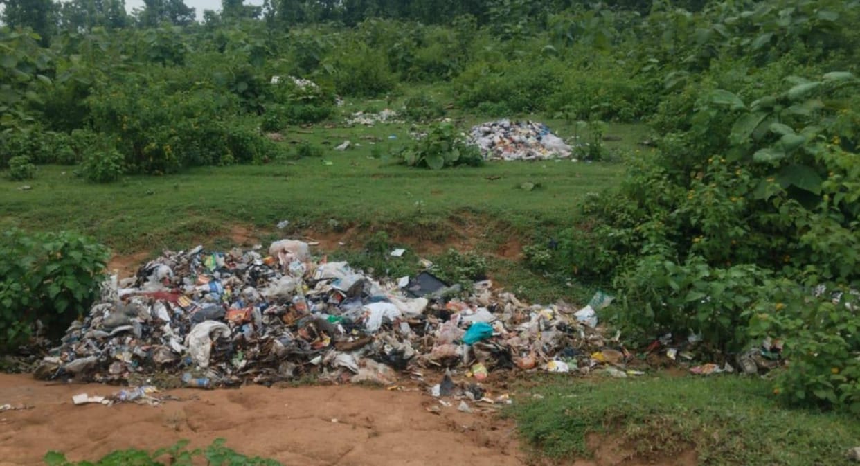 Garbage is being dumped in the forests of Ausan Kundi Beet.