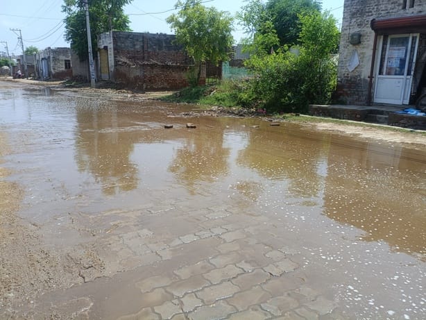 Villagers of Kanhadi troubled by waterlogging problem persisting for ten years