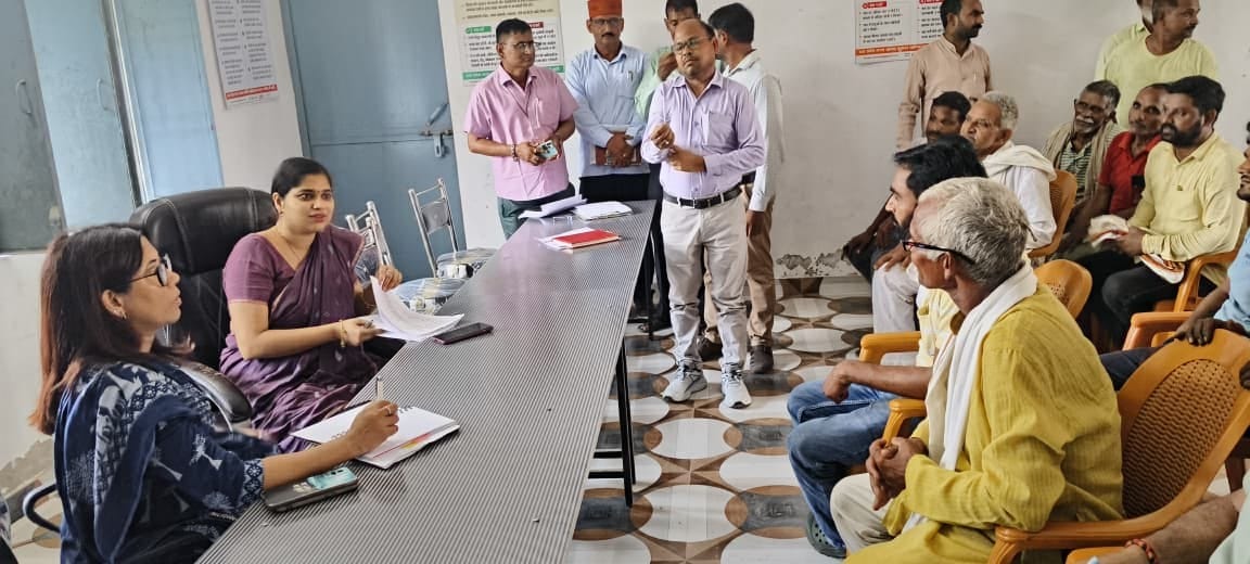 DM reached the village and listened to the villagers' complaints