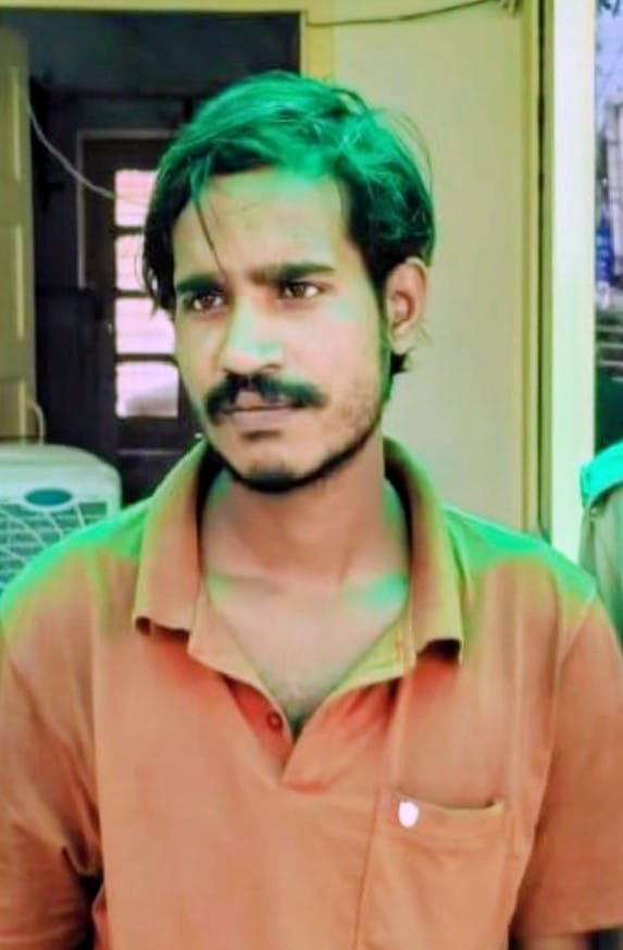 Accused arrested with a country-made pistol and cartridges.