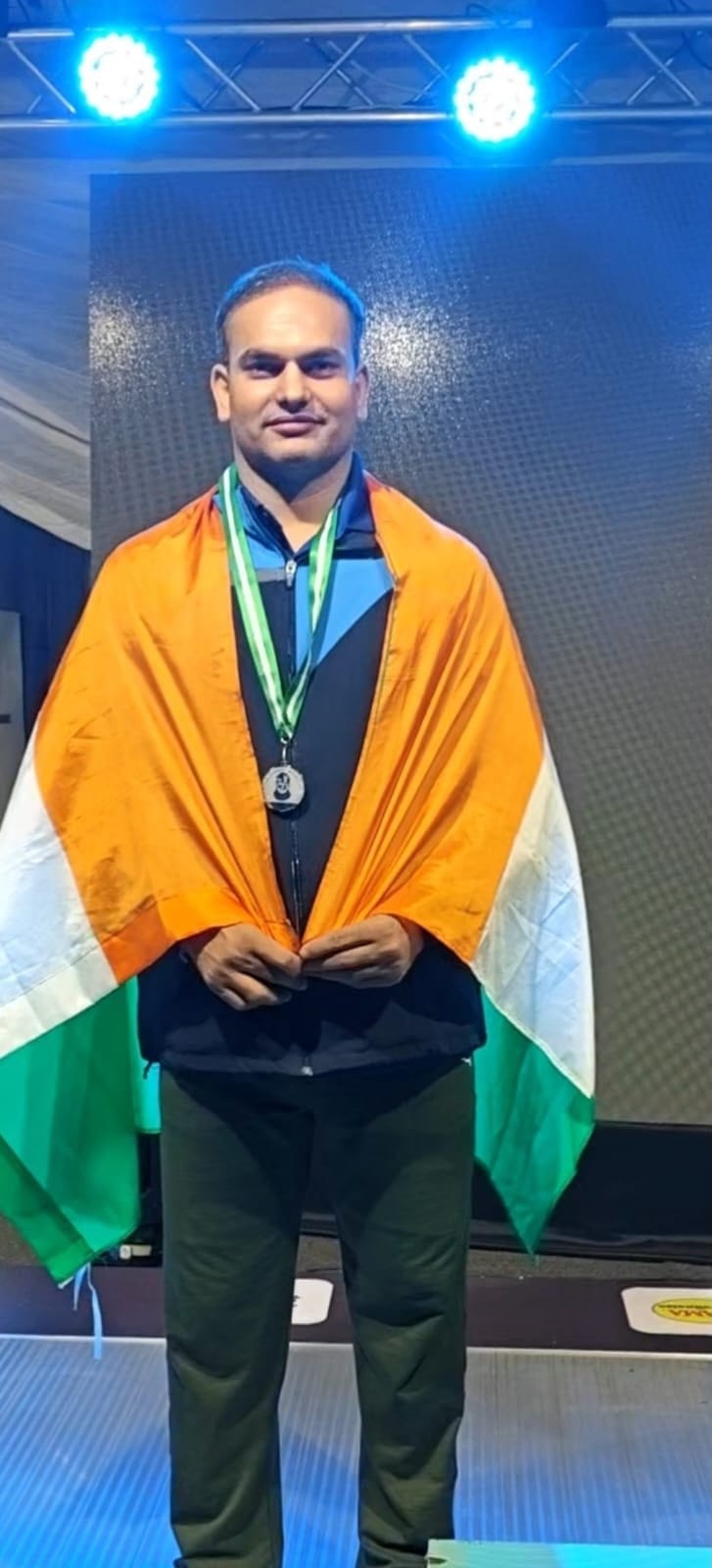Sandeep Mor from Redhuwas won a silver medal at the Commonwealth Fencing Championship.
