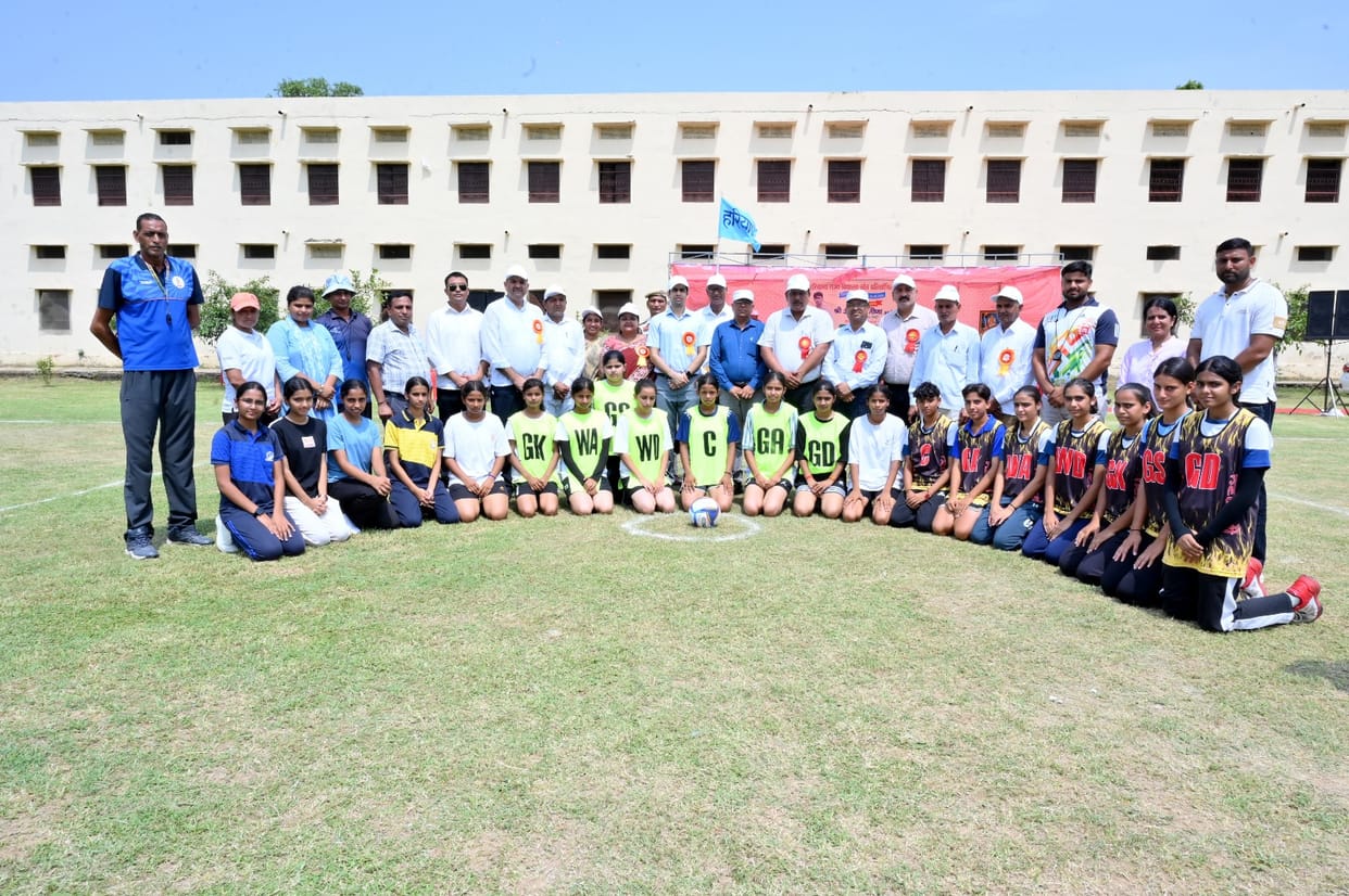 State-level school netball competition begins; Rewari teams display prowess on day one.