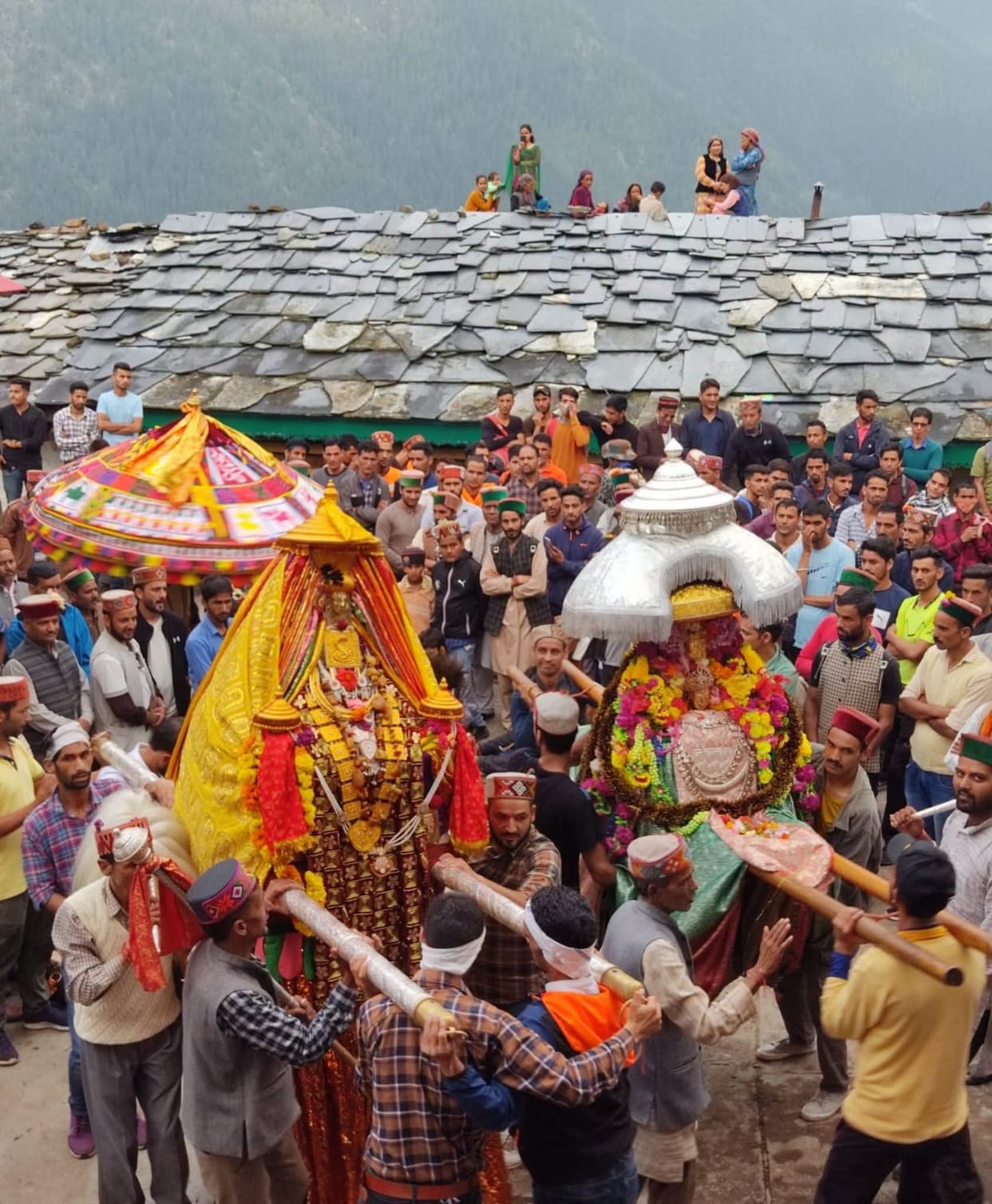 After the meeting of the gods, they performed a dance.