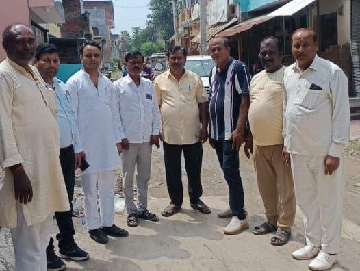 Inspected the construction of the RCC road and drain