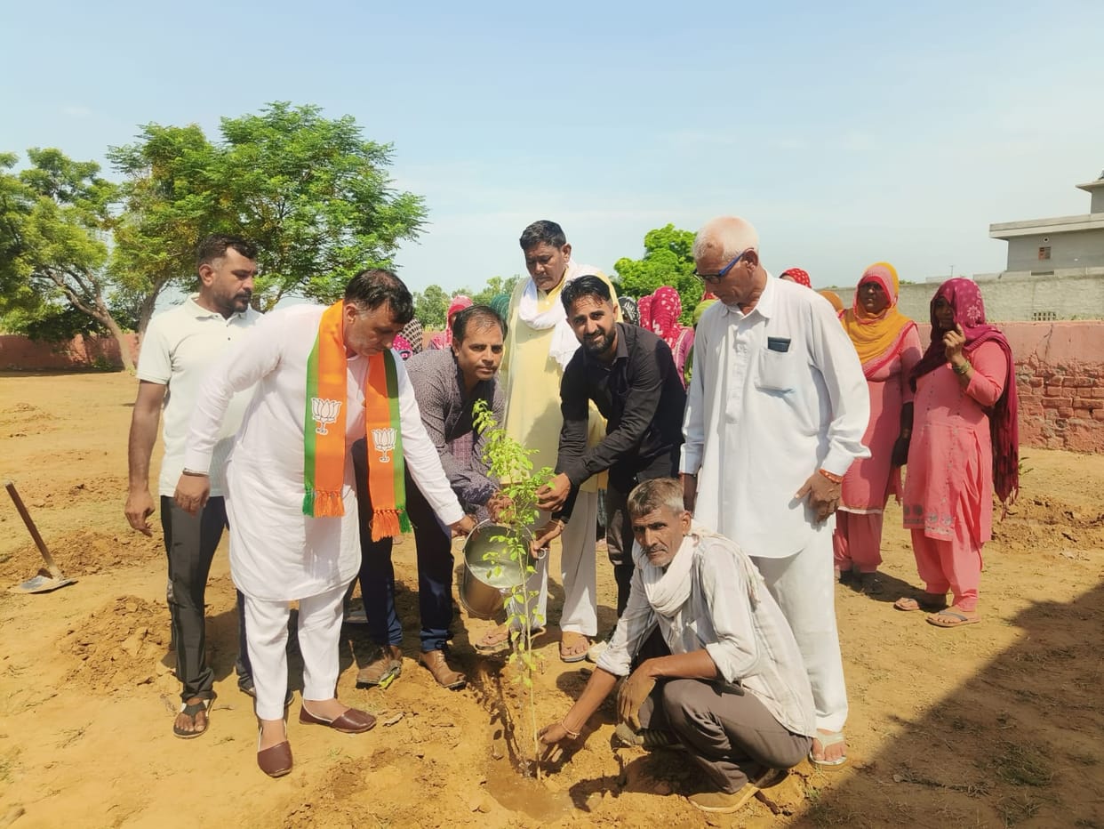Campaign to plant 2,200 saplings launched.