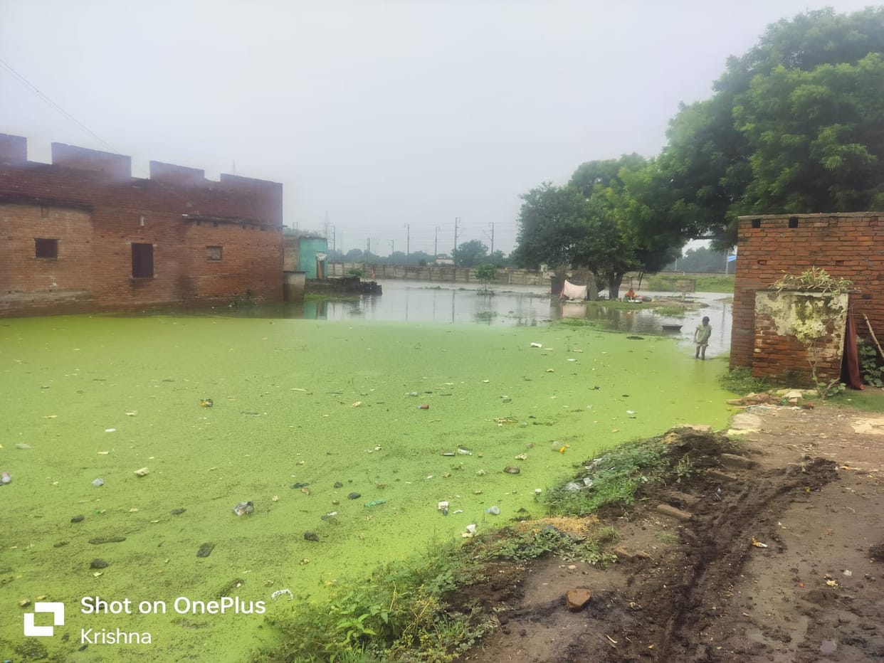 Waterlogging following the DFC line difficulties in movement