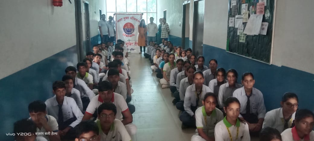 Students made aware to stay away from drugs.